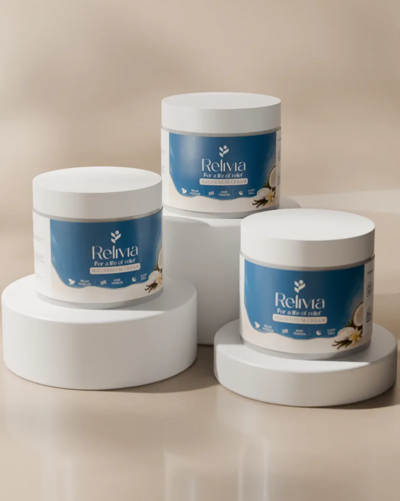 Relivia Magnesium Muscle Relief Cream Trio